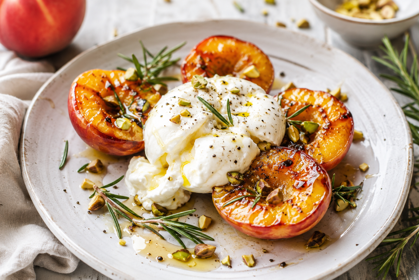 Roasted peaches